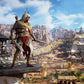 Assassin's Creed Origins 2023 video game case with artwork, featuring the iconic assassin character in desert landscape.